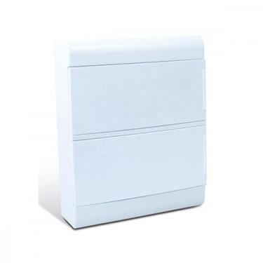 Imagem de Centrinho Steck Pvc 24 Disjuntor Din Sobrepor Branco