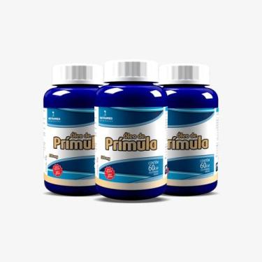 Imagem de Óleo de Prímula - 60 cápsulas - Kit 3 unidades - Nutramed