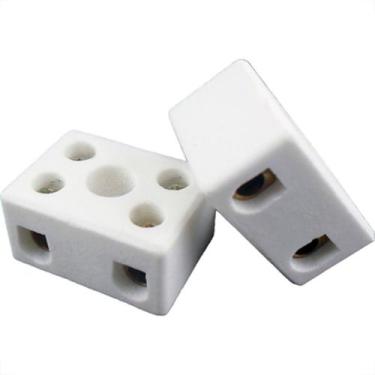 Imagem de Conector Interneed Porcelana 10Mm Bif - Kit C/10 Unidades