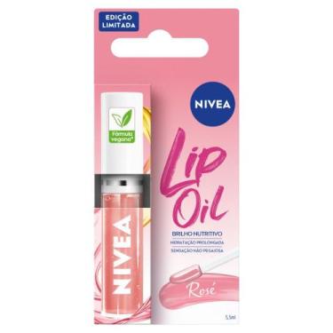 Imagem de Lip Oil Labial Rosé Nivea 5,5ml