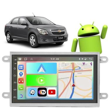 Imagem de Kit Multimidia Android 7 polegadas Cobalt 2013 a 2016 CarPlay BT Waze 
