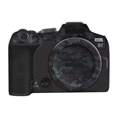 Imagem de Película para câmera Canon EOS R7 antirriscos envoltório de vinil filme de desenho animado protetor corporal casaco acessórios de fotografia adesivo (verde mamãe)