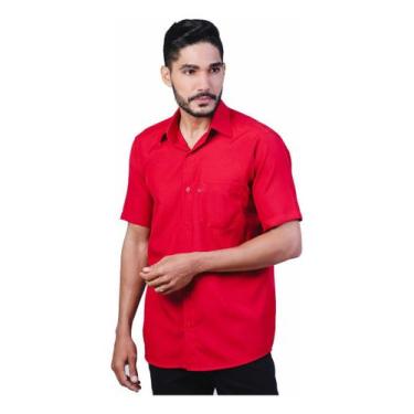 Imagem de Camisa Masculina Não Amassa Amil Microleve Com Bolso Promoçã - AMIL CO