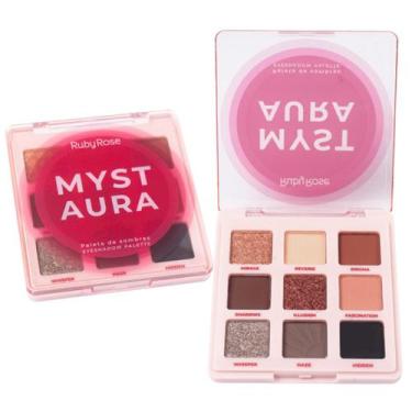 Imagem de Paleta De Sombras Myst Aura 9 Cores Ruby Rose HBE2203