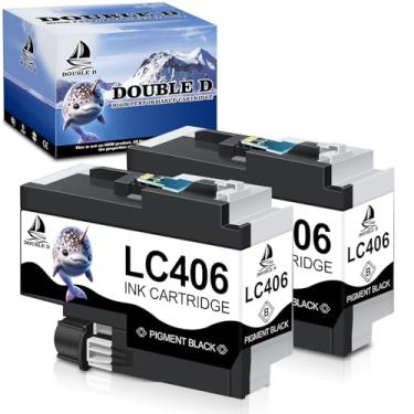 Imagem de Cartuchos de tinta preta LC406 compatíveis com Brother LC406 LC-406BK LC406 LC406BK Use com impressora Brother LC-406 MFC-J4335DW MFC-J4345DW XL MFC-J4535DW MFC-J4535DW MFC-J4535DW XL, 2BK