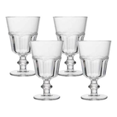 Imagem de Jogo 4 Taça de Vidro para Água Sucos Belle Epoque Transparente 225ml L