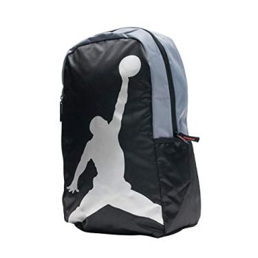 Imagem de Mochila Nike Air Jordan ISO para meninos, Laptop, Black (023) / Cool Grey/Metallic Silver/Gym Red, One Size