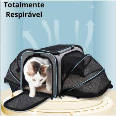Imagem de Bolsa Casa Para Pet Até 9Kg Transporte Viagem Expansível Avião Premium