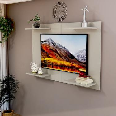 Imagem de Painel de TV até 50 Pol Amanda Minimalista c/ Prateleira MDF