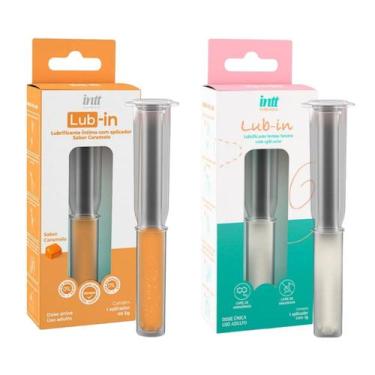 Imagem de Lubrificantes íntimos com aplicador Caramelo e Neutro KIT 2 - INTT
