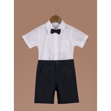 Imagem de Conjunto Bebê Maquinetado - Laureh, Azul marinho, 01