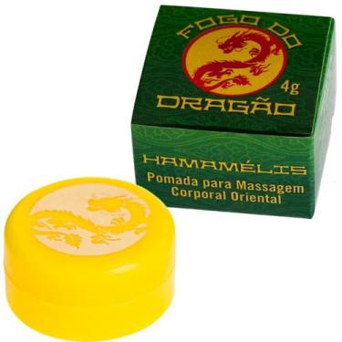 Imagem de Pomada Massagem Corporal Oriental Fogo Do Dragão Hamamélis - Sofistica