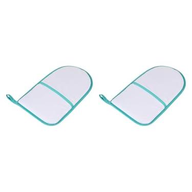 Imagem de SiaBiced 2 peças Luvas de passar as luvas Anti -calor de luto com loop à prova d'água para roupas a vapores de vestuário de roupas de roupa de vestuário,