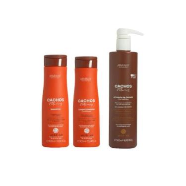 Imagem de Kit Arvensis Crespos Shampoo Condicionador Ativador 500ml