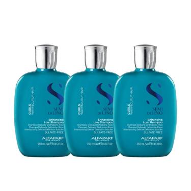 Imagem de Alfaparf Semi di Lino Curls Kit 3 Shampoo 250ml