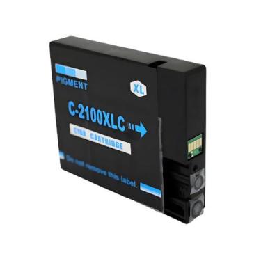 Imagem de Cartucho Tinta Canon Maxfiy 5410 C2100XLY Ciano C/Chip 22ML Generico -