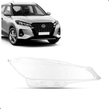 Imagem de Lente Farol para Nissan Kicks 2022 2023 2024 Acrilico - SP ACESSÓRIOS,