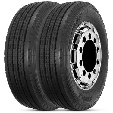 Imagem de Kit 2 Pneu Aro 22.5 385/65R22.5 Xbri Ecoplus F1 20PR tl Liso