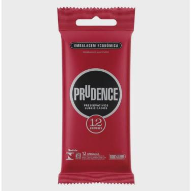 Imagem de Preservativo Masculino Lubrificado Prudence Embalagem Econômica 12 Unidades