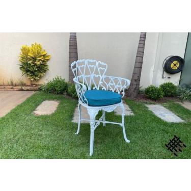 Imagem de Poltrona Viena Alumínio Fundido Jardim Varanda Piscina Área Gourmet Área Externa Campo Artesane Móveis