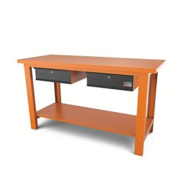 Imagem de Bancada Aberta com 2 Gavetas e Tampo Metálico Tramontina PRO