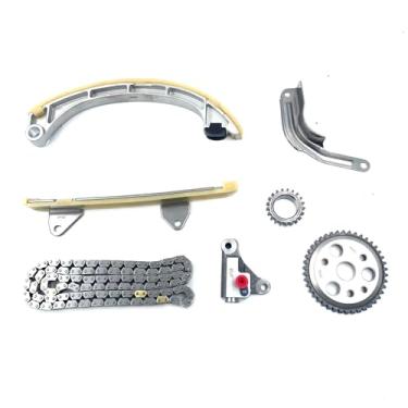 Imagem de Kit de corrente de distribuição de motor 2SZ 2SZ-FE 2SZFE - Conjunto de corrente de distribuição ZDTOPA 7 peças para Toyota Yaris Vitz 1298cc 1.3 vvt-i L 1.3L 2002-
