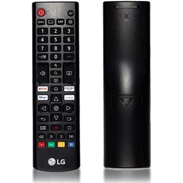 Imagem de Controle remoto universal de substituição OEM AKB76037601/AKB76040302 serve para todos os LG LED OLED LCD Webos 4K 8K UHD HDTV HDR Smart TV com atalhos Prime Video, Disney Plus, Netflix, LG Channels