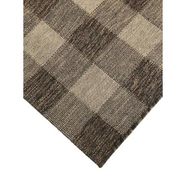 Imagem de Tapete Sisalis Para Área Interna E Externa – Jolitex - Vichy Marrom - 250x300cm