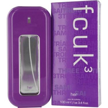 Imagem de Perfume Feminino Fcuk 3 French Connection Eau De Toilette Spray 100 Ml