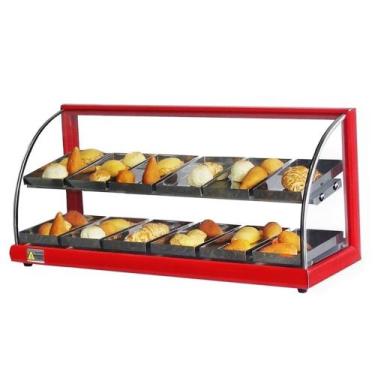 Imagem de AD12 - Estufa Alfa para salgados de 12 bandejas Dupla Vermelho - 220V 