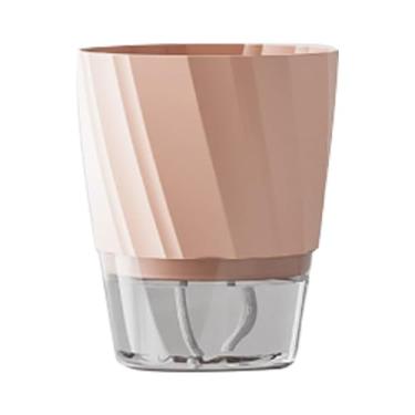 Imagem de CUAJHNPX Vaso de flores automático com absorção de água para pessoas preguiçosas, cultivo de água visível transparente, 3 peças em cada, recipiente de plástico espesso (rosa, grande)