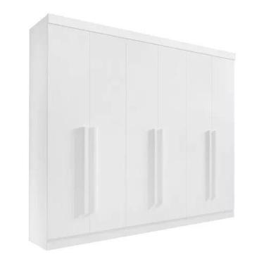 Imagem de Guarda Roupa Da Vinci Plus 6 Portas Branco 100% Mdf D'doro - D'Doro Mó