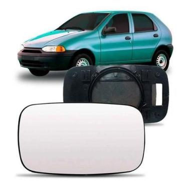 Imagem de Lente Retrovisor Com Base Fiat Palio 1996 A 2000 Uno Fire - Blawer