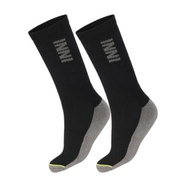 Imagem de Meia Inni Game Cano Alto 39 ao 44 Pack Com 2 Pares Preto - Inni Sports