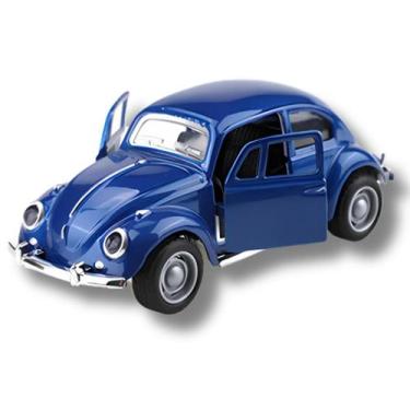 Imagem de Mini Fusca Colecionável de Metal com Fricção e Portas que Abrem Várias