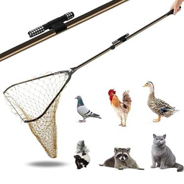 Imagem de Smarkey Rede de Controle de Vara de Captura de Animais, Kit de Vara de Captura de Aves, Apanhador de Gatos, Rede de Captura de Galinhas, Rede de Armadilha de Captura de Aves para Pequenos Animais, Sup