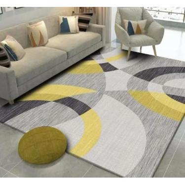 Imagem de Tapete geométrico para sala de estar, casa, hotel, tapetes decorativos, quarto, banheiro, capachos, cozinha (80x120cm/7)