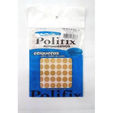 Imagem de Etiqueta adesiva p/codificação Diâmetro 13mm na cor ouro Polifix BT 35