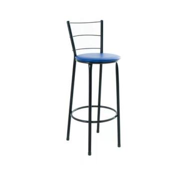 Imagem de 1 Banqueta Alta Para Cozinha Balcão - Megan, Azul