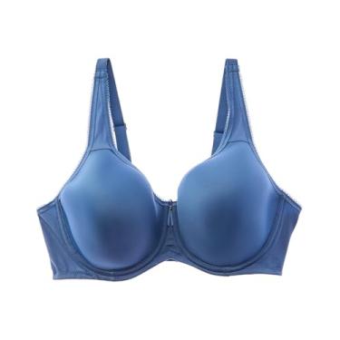 Imagem de Wacoal Sutiã feminino plus size básico de beleza, Coroneta azul, 34C