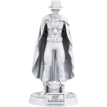 Imagem de Estátua Exu Maioral Imagem Umbanda Candomblé (Cor Mármore)