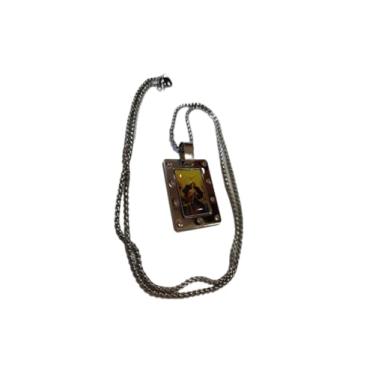 Imagem de Corrente com Pingente de Aço Inoxidável Nossa Senhora Desatadora dos Nós