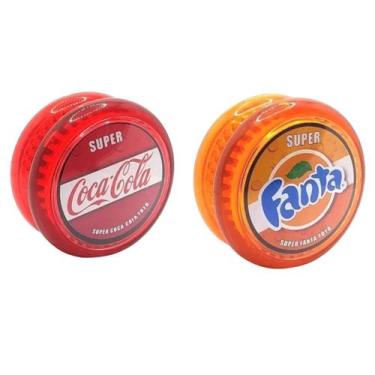 Imagem de Io-io (ioio,yo-yo) De Rolamento Coca Profissional Kit Com 2 - York