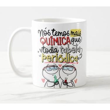 Imagem de Caneca Casal Nós Temos Mais Química Que a Tabela Periódica