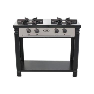 Imagem de Fogão Industrial Esmaltado Baixa Pressão Gás Bravo 2 Bocas Br2b Cz - Venâncio