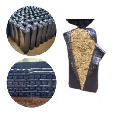 Imagem de Sacos P/ Silagem Preto 37x120 150micras 100un + Lacre Brinde - Decore 