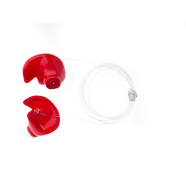 Imagem de Doc's Proplugs Vented Ear Plug Red w/ Leash Size X-Small