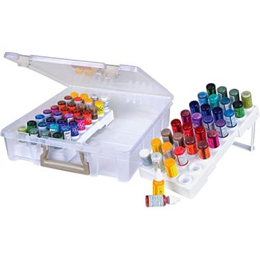 Imagem de ArtBin Super Satchel W/Glitter Glue Trays-15"X14"X3.5" Translucent -6959AB