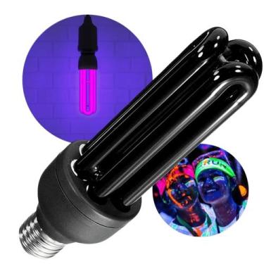 Imagem de Lâmpada Luz Negra Led Fluorescente 36w 220V Iluminação Interna Com Efe