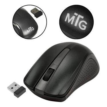 Imagem de Mouse Ergonômico MTG Targus W839 Sem Fio Preto Usb